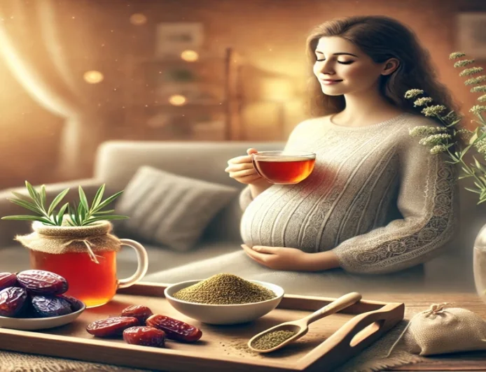 ماذا تشرب الحامل في الشهر التاسع لتسهيل الولادة